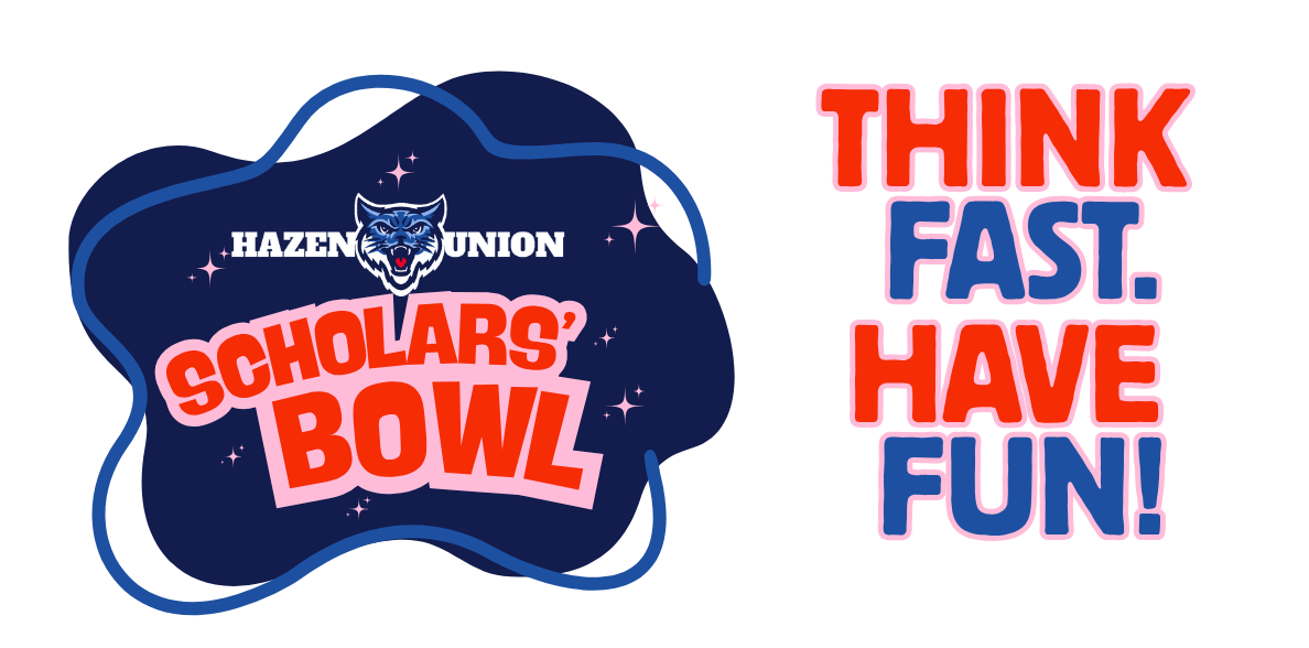 Hazen Union logo and Scholars' Bowl Graphic